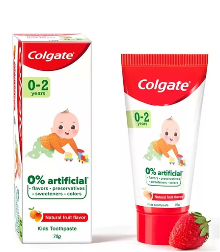 [127] Colgate 0-2 years 0% artificial flavors. preservatives