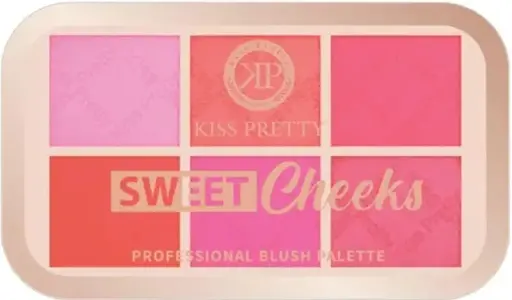 [283] KISS PRETTY SWEET Cheeks  PROFESSIONAL BLUSHPALETTE