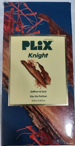 [447] PLIX Knight Saffron & Oud Eau De Parfum 100ml 3.38 fl.oz