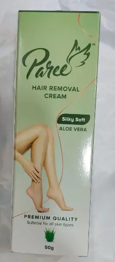[458] Pareey hair removal cream silky soft aloe vera 50g