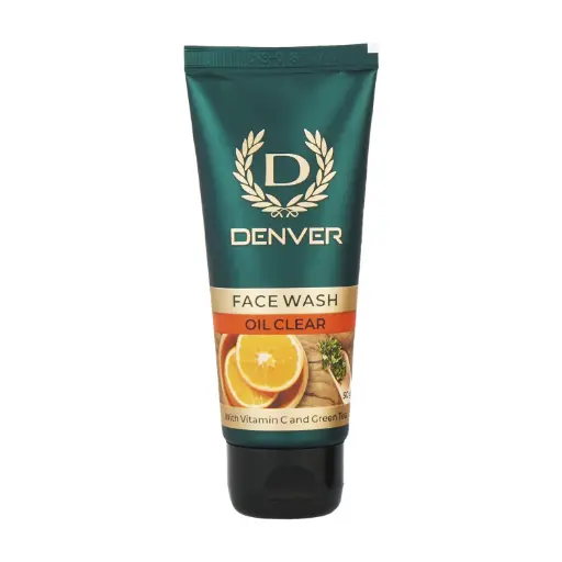 [147] Denver Oil Clear Face Wash  With Vitamin C & Green Tea, 50 ml