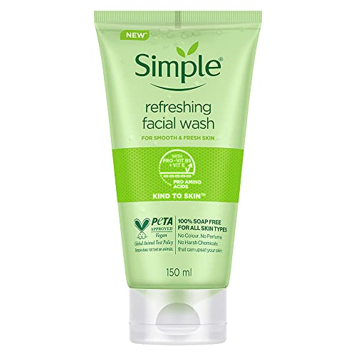 [563] Simple Kind to Skin Refreshing & Moisturising Face Facial Wash