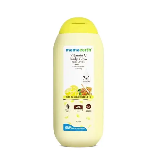 [354] Mamaearth Vitamin C Daily Glow Body Lotion For Skin Brightening with Vitamin C & Honey 200ml