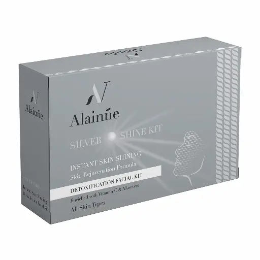 [35] Alainne SILVER SHINE KIT INSTANT SKIN DETOXIFICATION FACIAL KIT