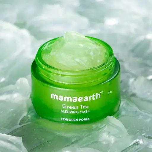 [687] mamaearth Green Tea 50g Sleeping Mask 