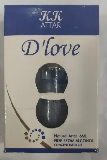[285] KK ATTAR D'love natural attar 6ml free from Alcohol concentrated oil