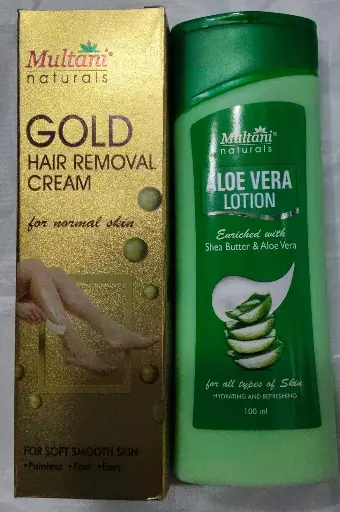 [383] Multani naturals GOLD HAIR REMOVAL CREAM  SOFT SMOOTH SKIN