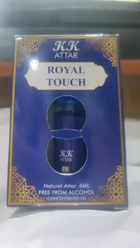 [286] KK ATTAR ROYAL TOUCH Natural Attar 6ML FREE FROM ALCOHOL CONCENTRATED Oil