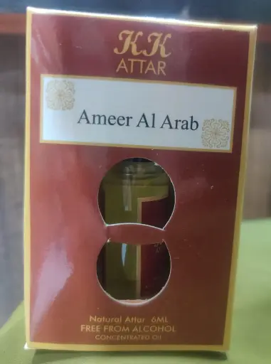 [284] KK ATTAR Ameer Al Arab Natural Attar 6ML FREE FROM ALCOHOL CONCENTRATED Oil