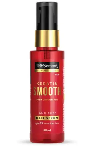 [586] TRESemmé, USED BY PROFESIONALS KERATIN SMOOTH ARGAN OIL 2X SMOOTHER HAIR ANTI-FRIZZ PROFESSIONAL HAIR CERUT 50 ml