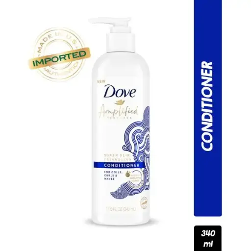 [151] Dove Amplified Super Slip Detangling Conditioner For Frizzy Hair (340ml)