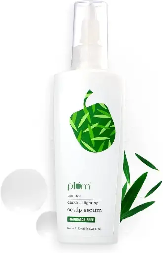 [39] Plum Tea Tree Dandruff Fighting Scalp Serum  | 100% Vegan, Silicone-Free, Sulphate-Free