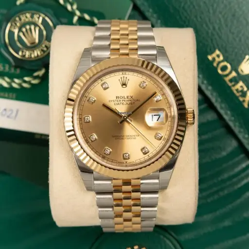 [3]  Brand - ROLEX  Model - DateJust Fit For - Mens