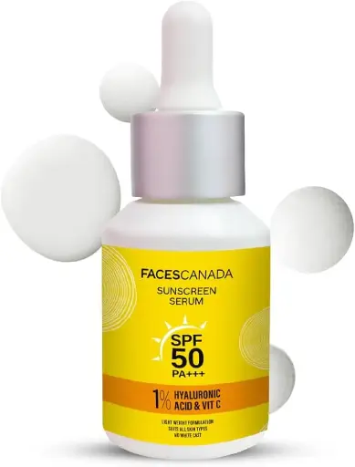[202] Faces Canada Sunscreen serum SPF 50 , 30 ml