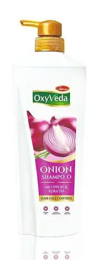 [432] Oxyveda shampoo with Onion and keratin for hair fall control 650ml (for all hair types)
